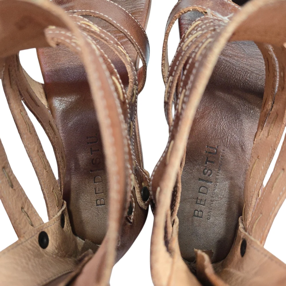 Bed Stu Artemis Gladiator Sandals Tan Rustic - Picture 9 of 11